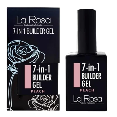 Imagen de LaRosa 7 en 1 BUILDER Gel in a bottle Constructor Uñas botella 15ml PEACH