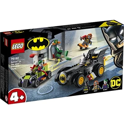Imagen de LEGO 76180 DC Batman: Batman vs. The Joker: Persecución en el Batmobile, Coches de Juguete para Niños 4 Años o Más, Mini Figuras Joker y Batgirl
