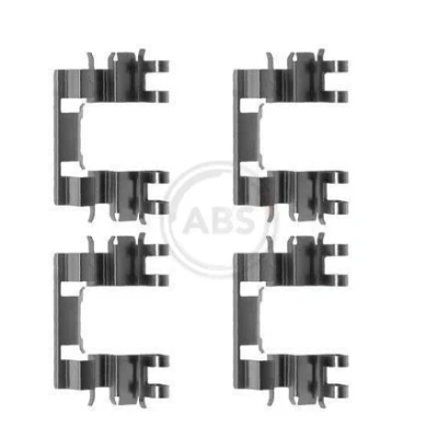 Imagen de A.B.S. 1087Q Kit de accesorios, pastillas frenos HONDA: CIVIC 4 Hatchback, CRX 2, 6 Fastback