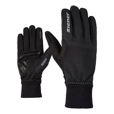 Imagen de Ziener SMU 18 gws 414 Bike Glove Guantes de Ciclismo para Exteriores (Transpirables), otoño/Invierno, Unisex Adulto, Color Negro, tamaño 6.5