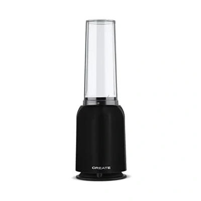 Imagen de CREATE/MOI/Batidora de vaso negro/Tritura y emolsuiona, para smoothies batidos, 400 ml, individual, libre BPA, portátil, cuchillas acero inoxidable, 230W