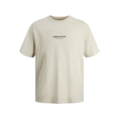 Imagen de Jack &amp; Jones Jorvesterbro Tee Ss Crew Neck Noos Polo, Hombre, Beige, L