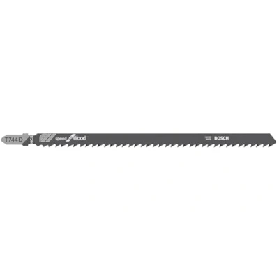 Imagen de Bosch Professional 3 x Hojas de Sierra calar T 744 D Speed for Wood (para Madera blanda, pieza trabajo gruesa, accesorios calar)