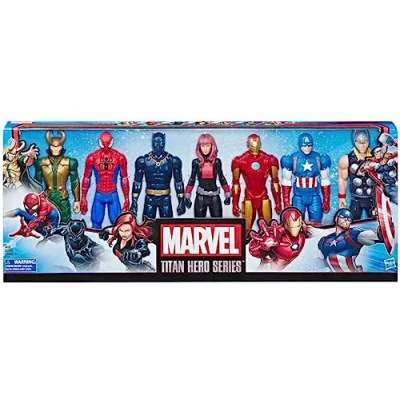 Imagen de Marvel Other Los Vengadores Hasbro Avengers Titan Heroes Multipack Collection, Multicolor E5178