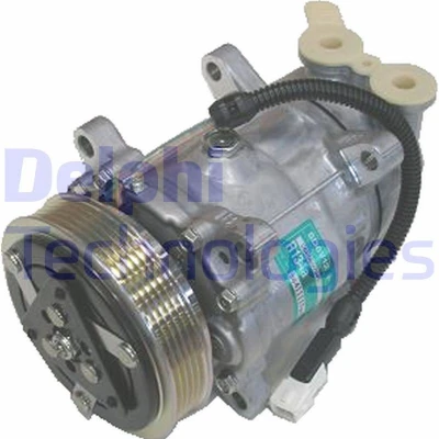 Imagen de DELPHI TSP0159424 compresor de Aire Acondicionado Sanden SD6V12 PAG 46 con aceite CITROËN: Berlingo / First I Furgón