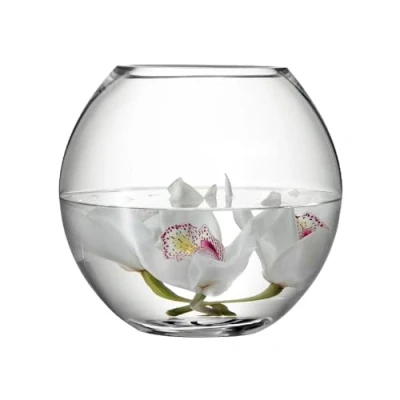 Imagen de LSA International Flower Florero Redondo, Transparente, 22 cm de alto