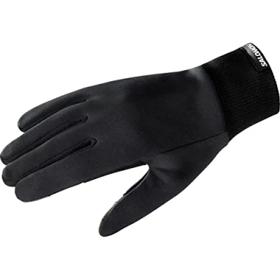 Imagen de Salomon Cross Multi Guantes Unisex, Uso resistente, Estilo cálido para la ciudad, Practicidad el día a día, Deep Black, L