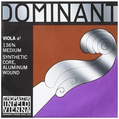 Imagen de Thomastik cuerda para Viola 3/4 Dominant La núcleo en nylon entorchado aluminio, mediana
