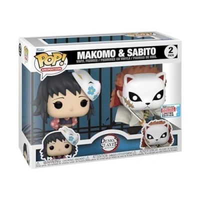 Imagen de Funko Pop! Animation: Demon Slayer Makomo &amp; Sabito (NYCC 2023 Compartido Exclusivo)