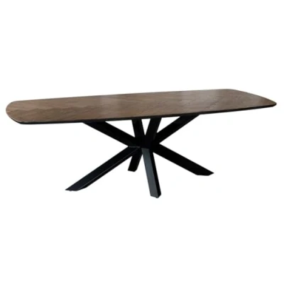 Imagen de Mesa de comedor con patas hierro
