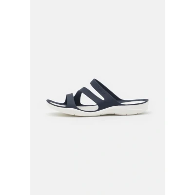 Imagen de Crocs Swiftwater Sandalias planas, Mujer, Talla: 34/35, Navy/white Zapatos