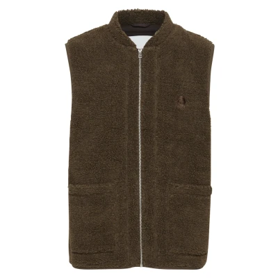Imagen de Casual Friday Jonson Teddy Chaleco, Hombre, Talla: Small, Potting soil melange