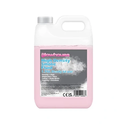 Imagen de The Glowhouse Líquido de niebla humo alta densidad larga duración, efecto DJ y fiesta, para máquinas, 1,75 L