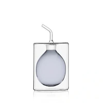 Imagen de Ichendorf Milano Aceitera de dos paredes Smoke 150 ml colección Cilindro color doble pared
