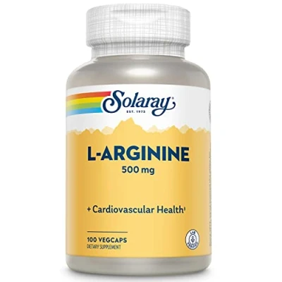 Imagen de Solaray L Arginine 500mg Arginina 100 VerCaps