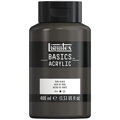 Imagen de Liquitex Basic Acrylic Tubo De Pintura Acrílica, 400 ML, Negro (Negro Marte Nuevo)