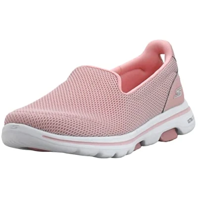 Imagen de Skechers Zapatillas Go Walk 5 para Mujer, Rosa Claro, 41 EU