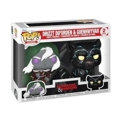 Imagen de Funko Pop! Games: Dungeons &amp; Dragons Drizzt Guenhwyvar 2 Pack D&amp;D Figura de Vinilo Coleccionable Idea Regalo Mercancia Oficial Juguetes para Niños y Adultos Games Fans