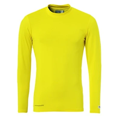 Imagen de Uhlsport Distinction Colors Baselayer Camiseta de Manga Larga, HombreAmarillo (Lime Yellow), S