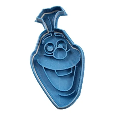 Imagen de Cuticuter Frozen Olaf Cortador de Galletas, Plástico, Azul, 8x7x1.5 cm