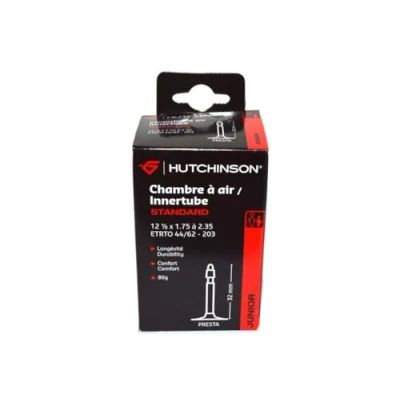 Imagen de HUTCHINSON Cámara de Aire MTB Estándar Resistencia y Antipinchazo Válvula Presta Espesor 0,9 MM 32 12,5 x 1,75 2,35