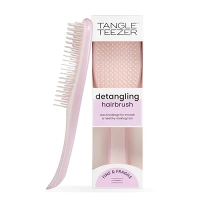 Imagen de Tangle Teezer El cepillo desenredante definitivo, fino y frágil, para Cabello húmedo seco, teñido, polvo rosa
