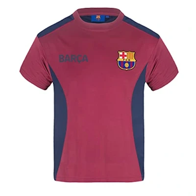 Imagen de FC Barcelona Camiseta Oficial de Entrenamiento para niño Poliéster Rojo 2 3 años