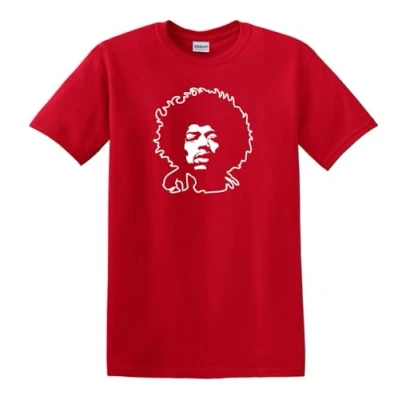 Imagen de Jimi Hendrix Guitar icon Che Guevara Style Heavy Cotton camiseta