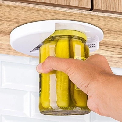 Imagen de Sohler By Eurotrade W Abrelatas de Cristal Artritis para Debajo la Tapa del Contador gabinete Cocina, Blanco, 18 x 2 cm