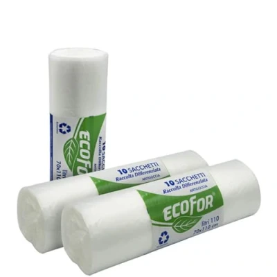 Imagen de VIRSUS 100 BOLSAS DE BASURA MEDIDA 70 X 110 CM COLOR TRANSPARENTE CON CAPACIDAD LITROS PARA RECOGIDA SELECTIVA