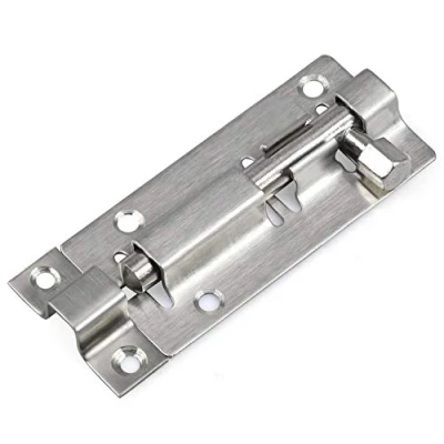 Imagen de TRIXES Cerradura de Puerta 75 mm para Cuarto Baño WC Vestidor Dormitorio Se Cierra Fácilmente corriendo el Pestillo