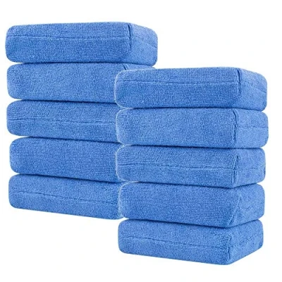 Imagen de MiOYOOW almohadillas aplicadoras de coche, 10 unidades microfibra para pulir cera esponja espuma cualquier camión, barco, motocicleta