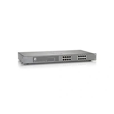 Imagen de Levelone Switch Fast Ethernet Poe De 16 Puertos, 480w, 802.3at +