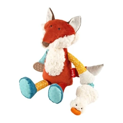 Imagen de Sigikid 43223 Juguete de Peluche para bebé, Azul/Amarillo/Rojo/Zorro