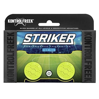 Imagen de KontrolFreek Striker para PlayStation 4 (PS4) y 5 (PS5) Performance Thumbsticks Verde.