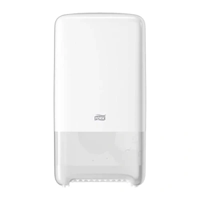 Imagen de Tork 557500 Dispensador de doble rollo papel higiénico tamaño mediano Elevation / Sistema T6 Blanco