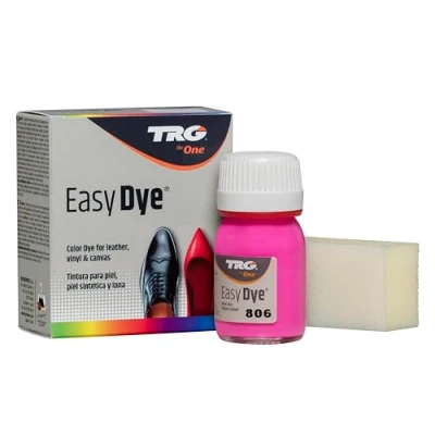 Imagen de TRG The One Easy Dye, Pintura para restaurar el color del zapatos de cuero, Rosa (806 fluorescente), 25 ml