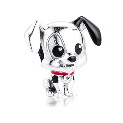 Imagen de PANDOCCI 2020 Dalmatian Patch Bead 925 Silver DIY Fits Original Pandora Bracelets Charm Fashion Jewellery