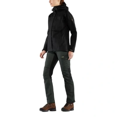 Imagen de Fjällräven Kaipak TRS Curved Sr Pantalones para Senderismo, Womens, Negro (Negro (Black), 32