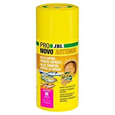 Imagen de JBL PRONOVO Artemio Delicias para Todos los Peces Ornamentales de 8 20 cm, tamaño M, 100 ml