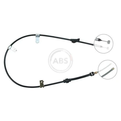 Imagen de A.B.S. K12497 Cable de Freno Mano 1531 Tambor para dirección izquierda/derecha