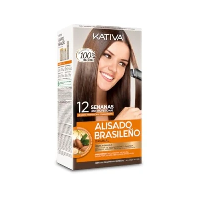Imagen de Kativa Kit alisado brasileño keratina y argán 145ml