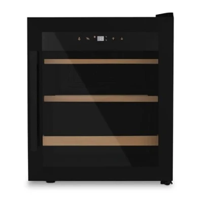 Imagen de LES PETITS CHAMPS Vinoteca independiente 15 botellas CAVCB15, 46L, 4 18C, negro