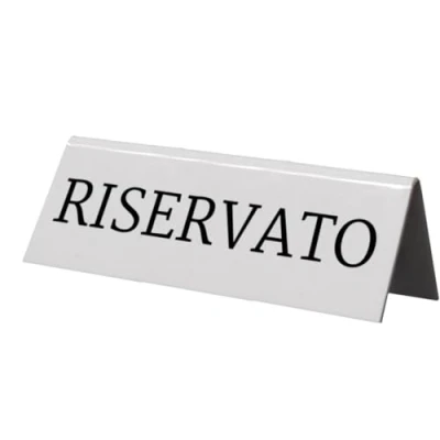 Imagen de SECURIT Diseño de Bandera Italia Reserva plástico Soportes Mesa, Juego 5, Blanco