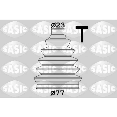 Imagen de SASIC 1900008 Fuelle Palier lado de rueda Termoplástico PEUGEOT: 206 Hatchback, 207 Partner II Tepee, OPEL: Zafira B, Astra H GTC
