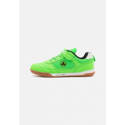 Imagen de JAKO SH Winger Unisex Botas de fútbol sin tacos para niños, Talla: 37, Neon green/jet black Zapatos