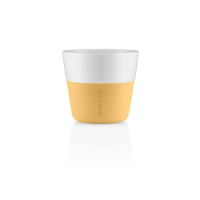 Imagen de Eva Solo Lungo Mug Golden Sand Set de 2 Tazas Café Porcelana Silicona 230 ml