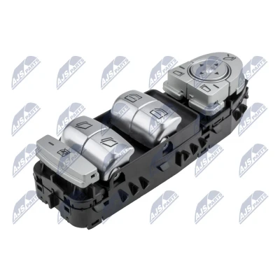 Imagen de NTY EWS ME 078 Interruptor, elevalunas Delante, izquierda MERCEDES BENZ: Vito Tourer, Clase V, Marco Polo Camper