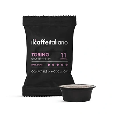 Imagen de Il Caffè Italiano Capsulas Lavazza A Modo Mio Compatibles Torino 100 uds Cápsulas Mio, con Aroma Rico e Intenso Made In Italy Frhome