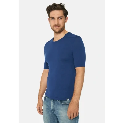 Imagen de Danish Endurance Merino Camiseta básica, Hombre, Talla: Medium, Navy